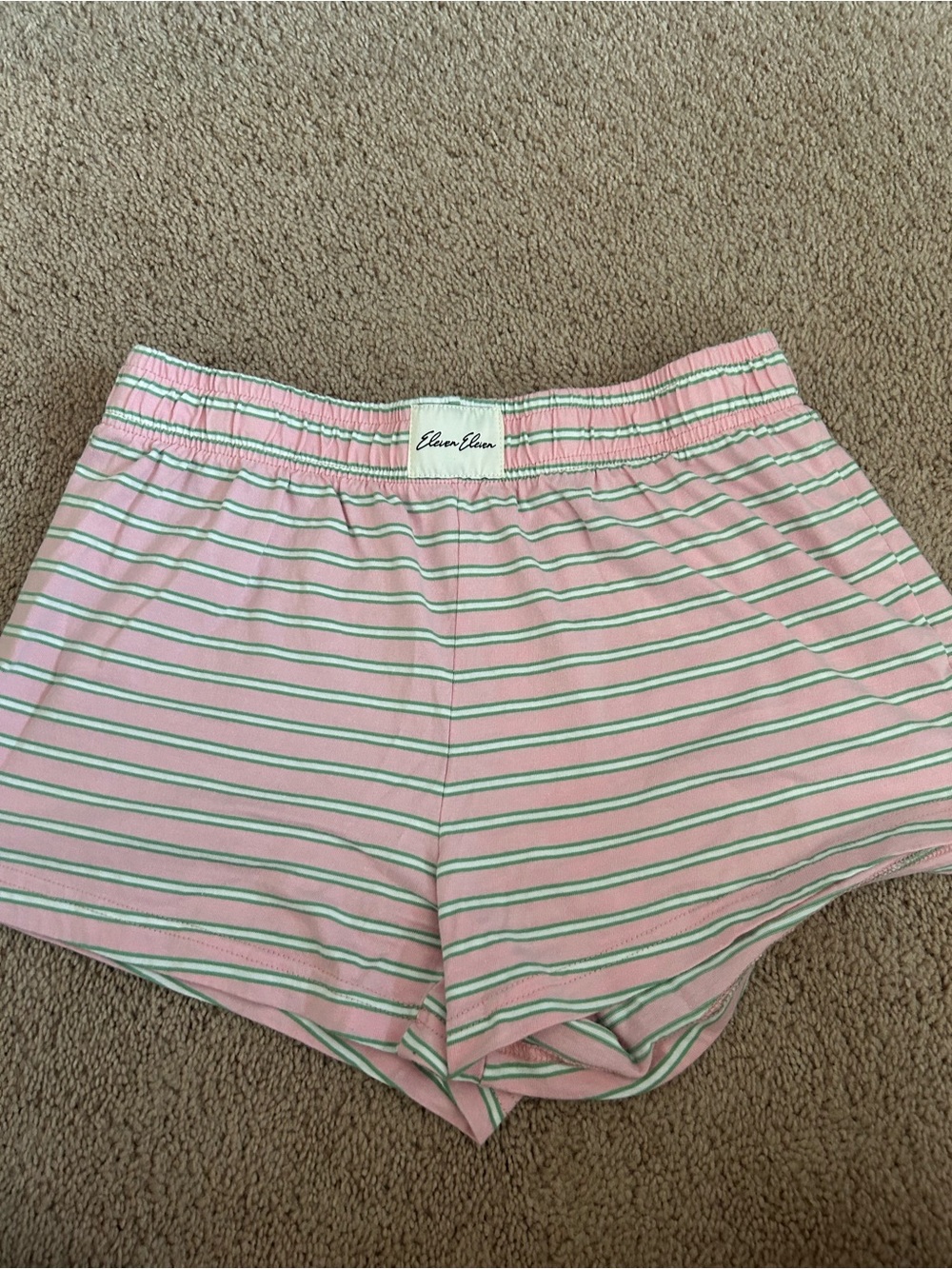 Eleven Eleven Shorts Guava Stripe